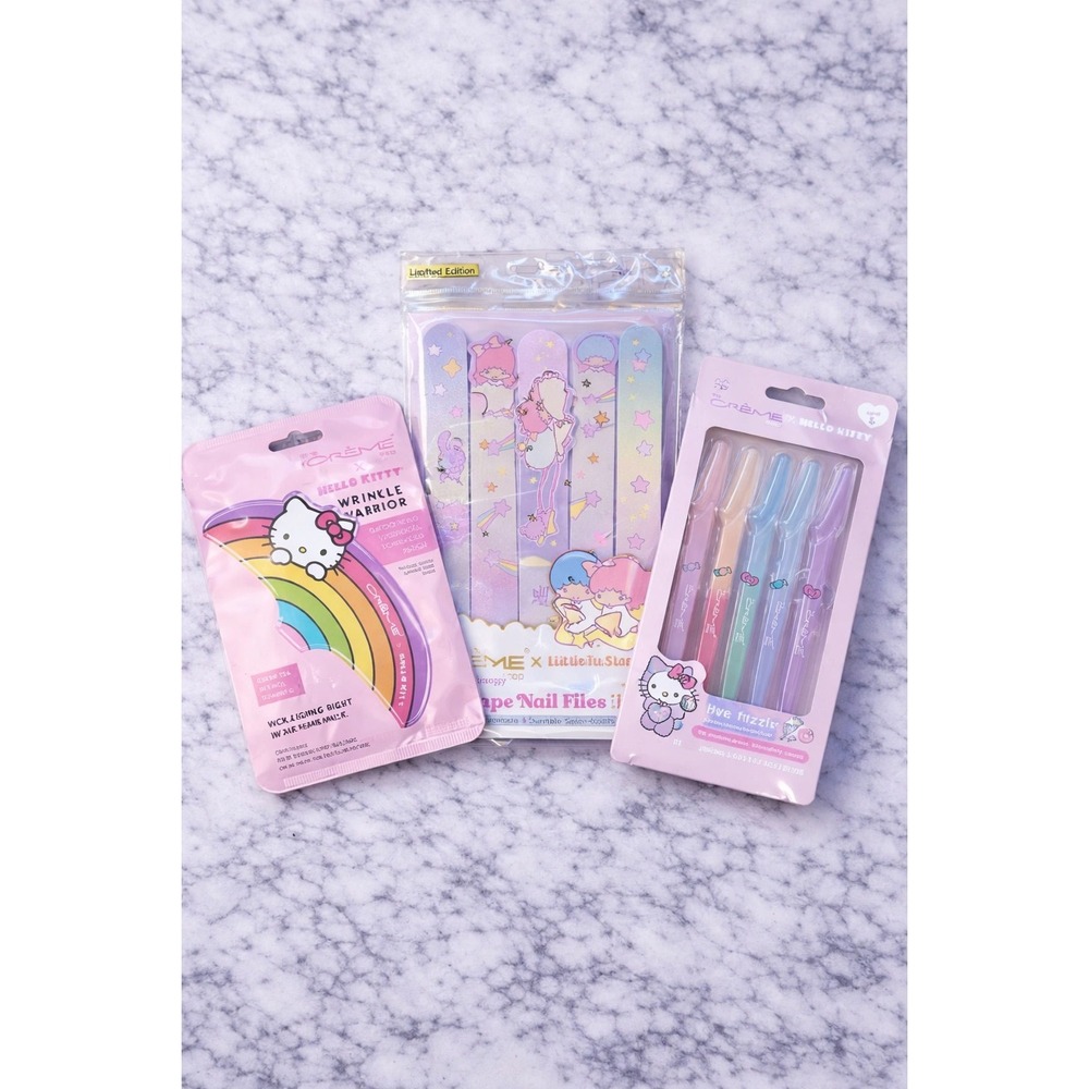 Sanrio x Crème Shop‎ Beauty Bundle NWT Hello Kitty + Little Twin Stars
